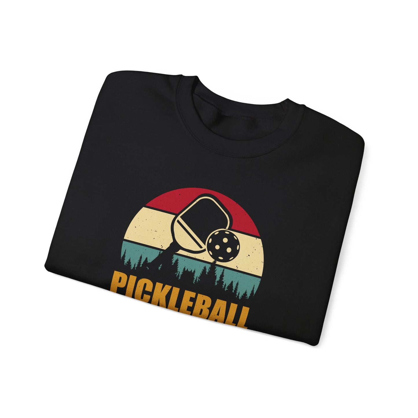 Men's Comfy Pickleball Sweatshirt - Pickleball Retro