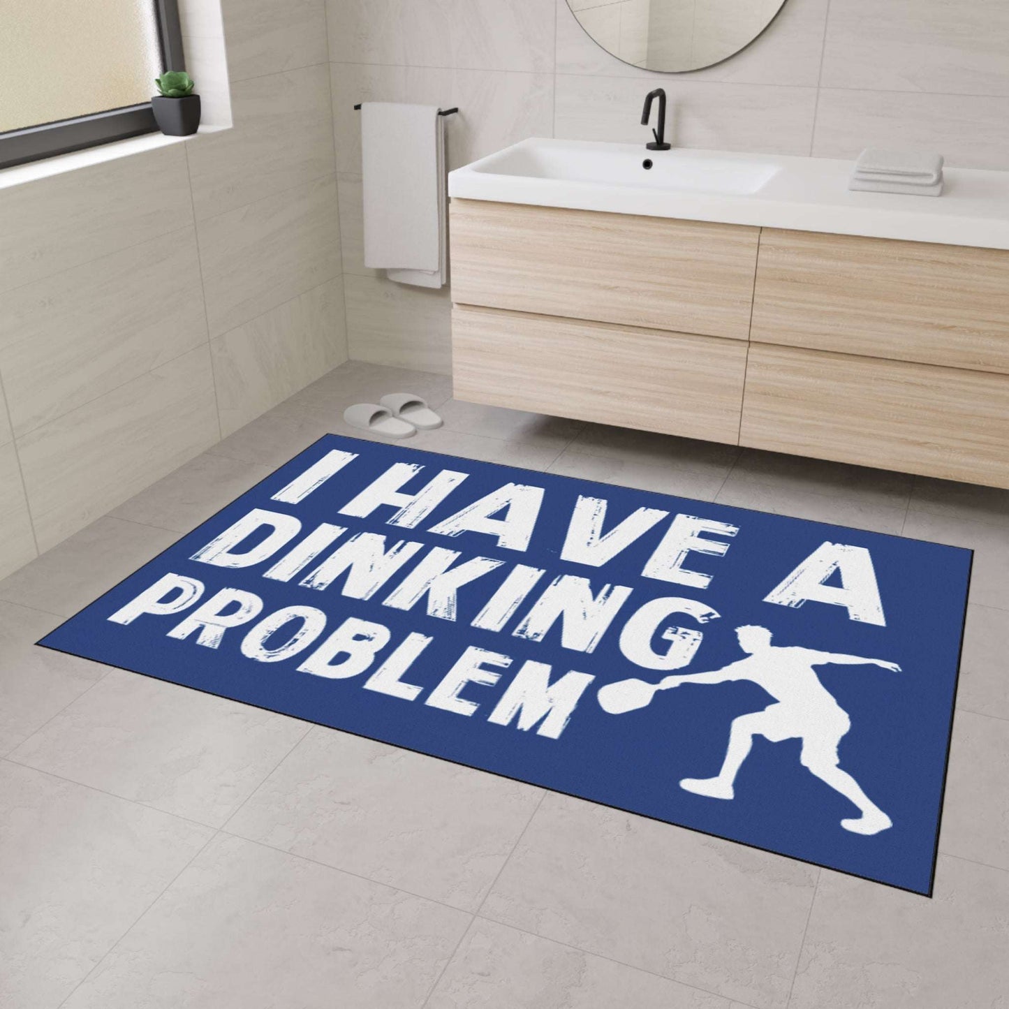 Pickleball Playful Heavy-duty Floor Mat - I Have a Dinking Problem
