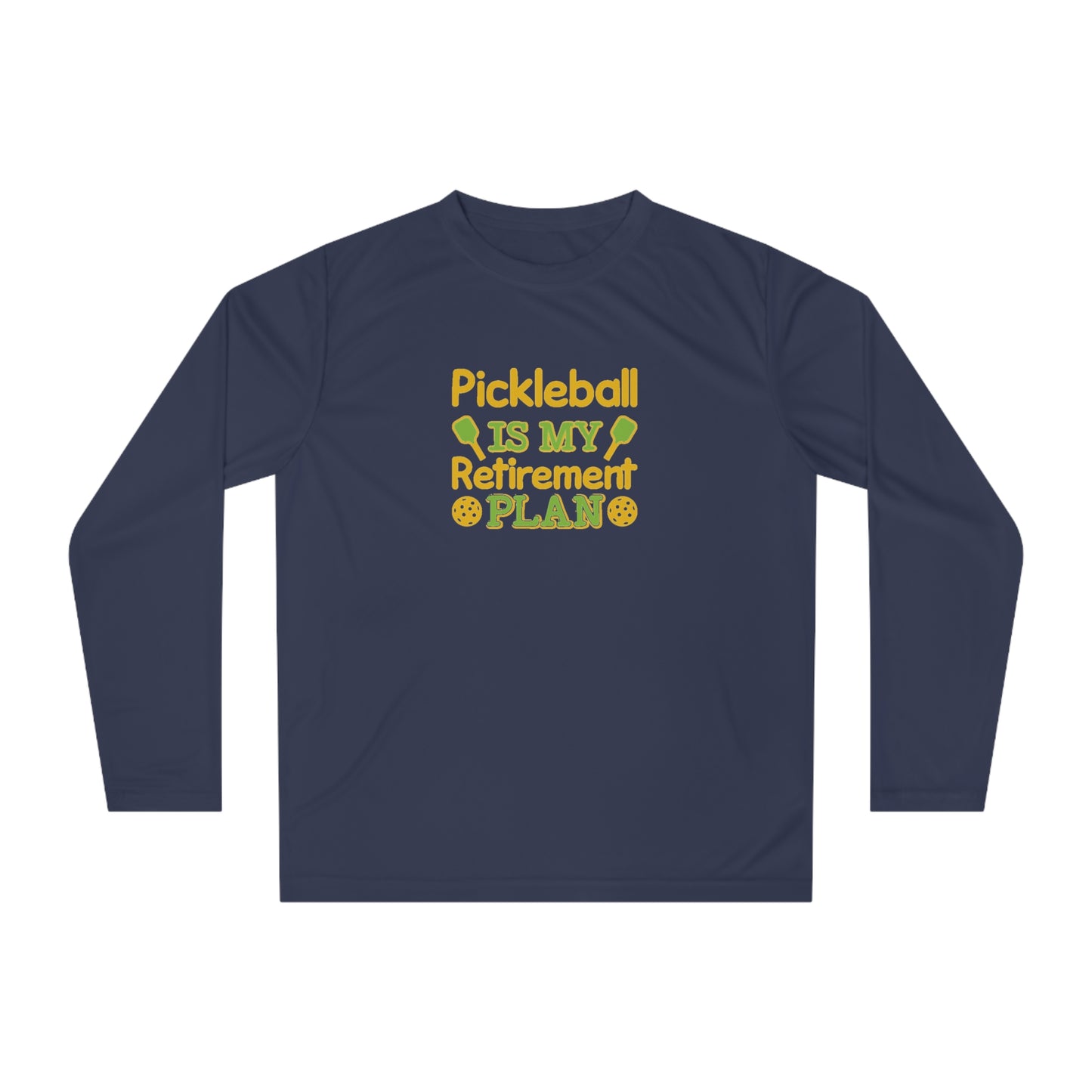 Women's Pickleball Long Sleeves top - Pickleball Is My Retirement Plan Navy