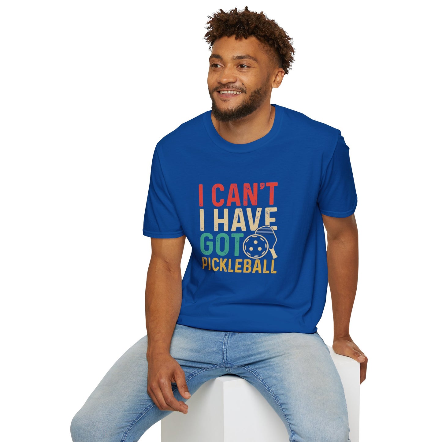 Men's Playful Pickleball T-shirt - I Can't, I Have Got Pickleball