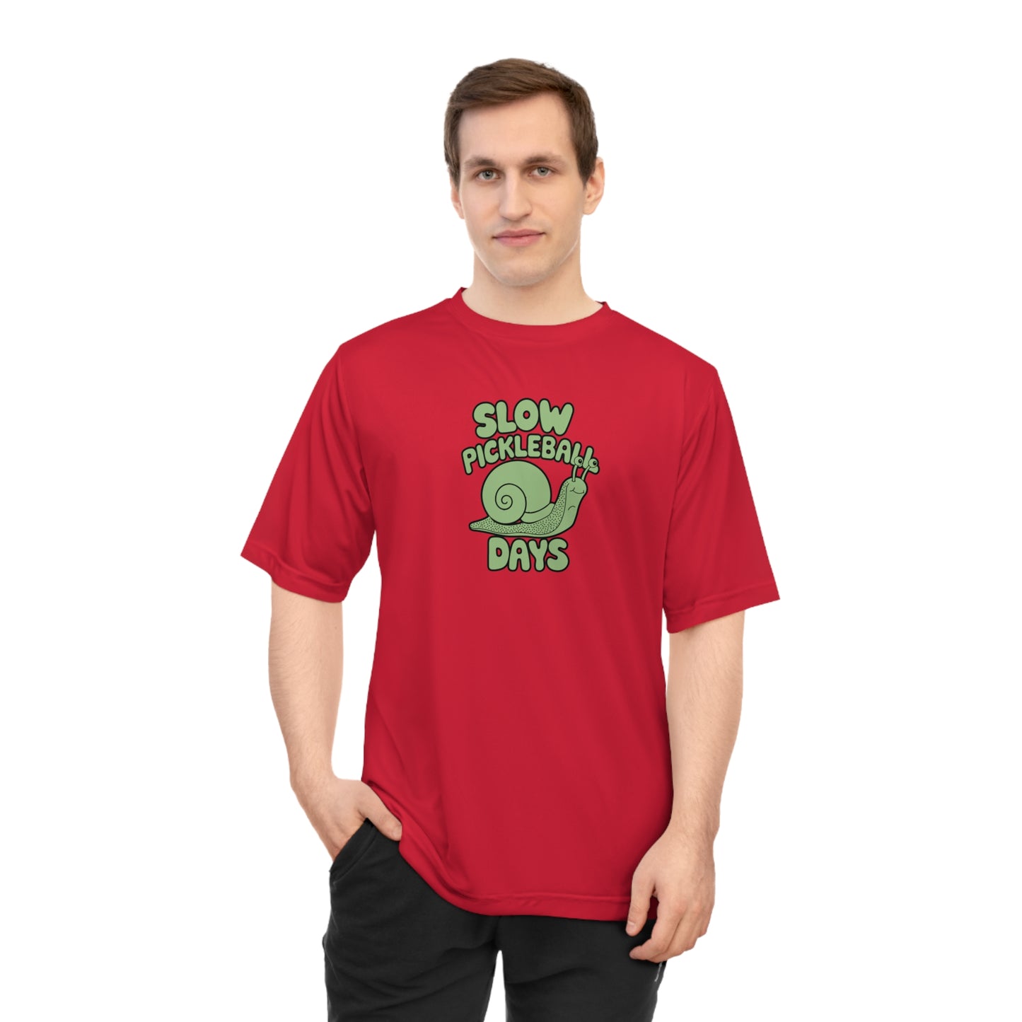 Men's Lightweight Pickleball T-shirt - Slow Pickleball Days