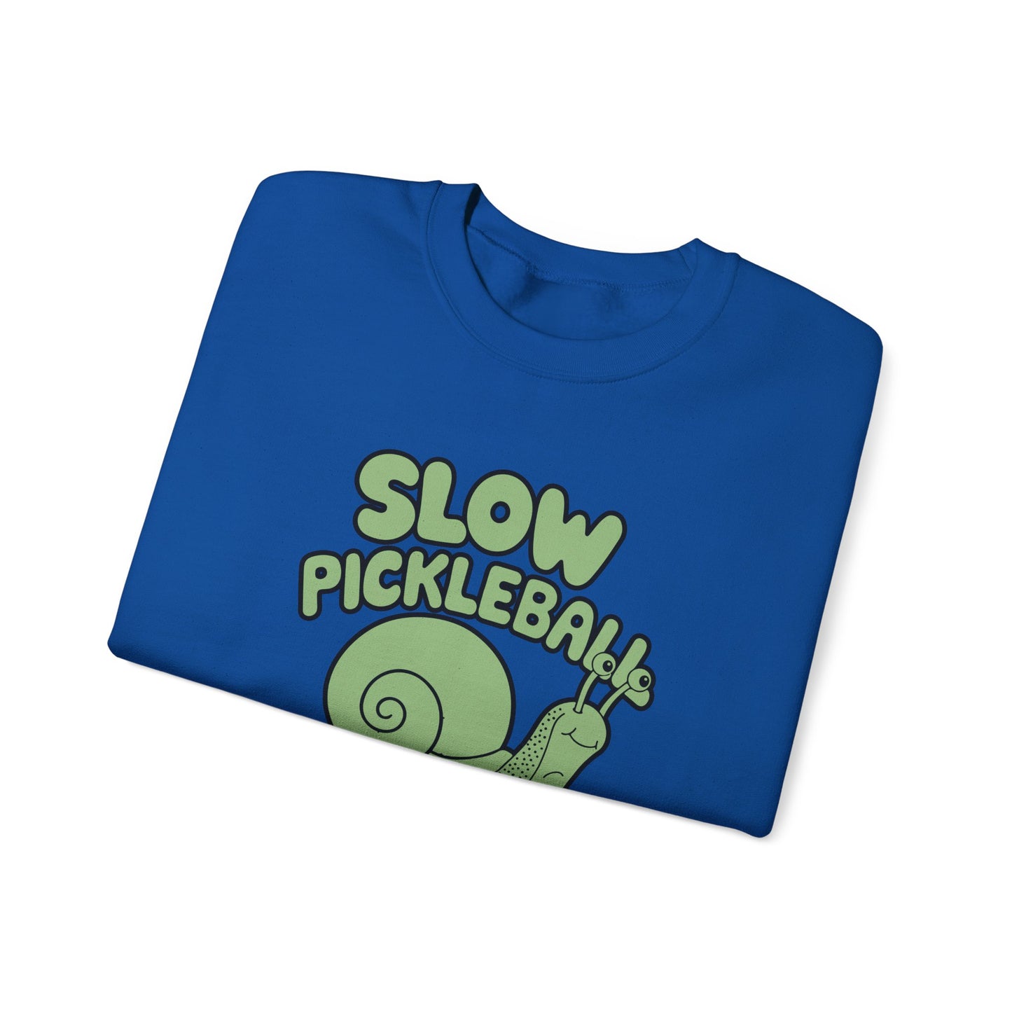 Men's Funny Pickleball Sweatshirt - Slow Pickleball Days