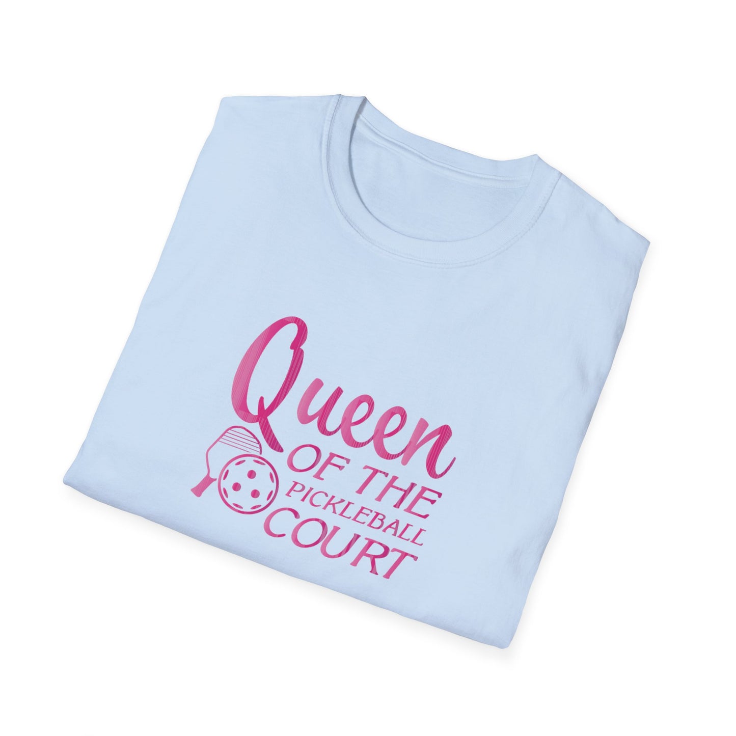 Women's Stylish Pickleball T-shirt - Queen of the Pickleball Court