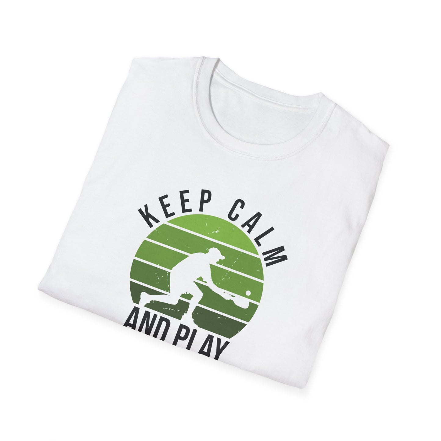 Men's Stylish Pickleball T-shirt - Keep Calm and Play