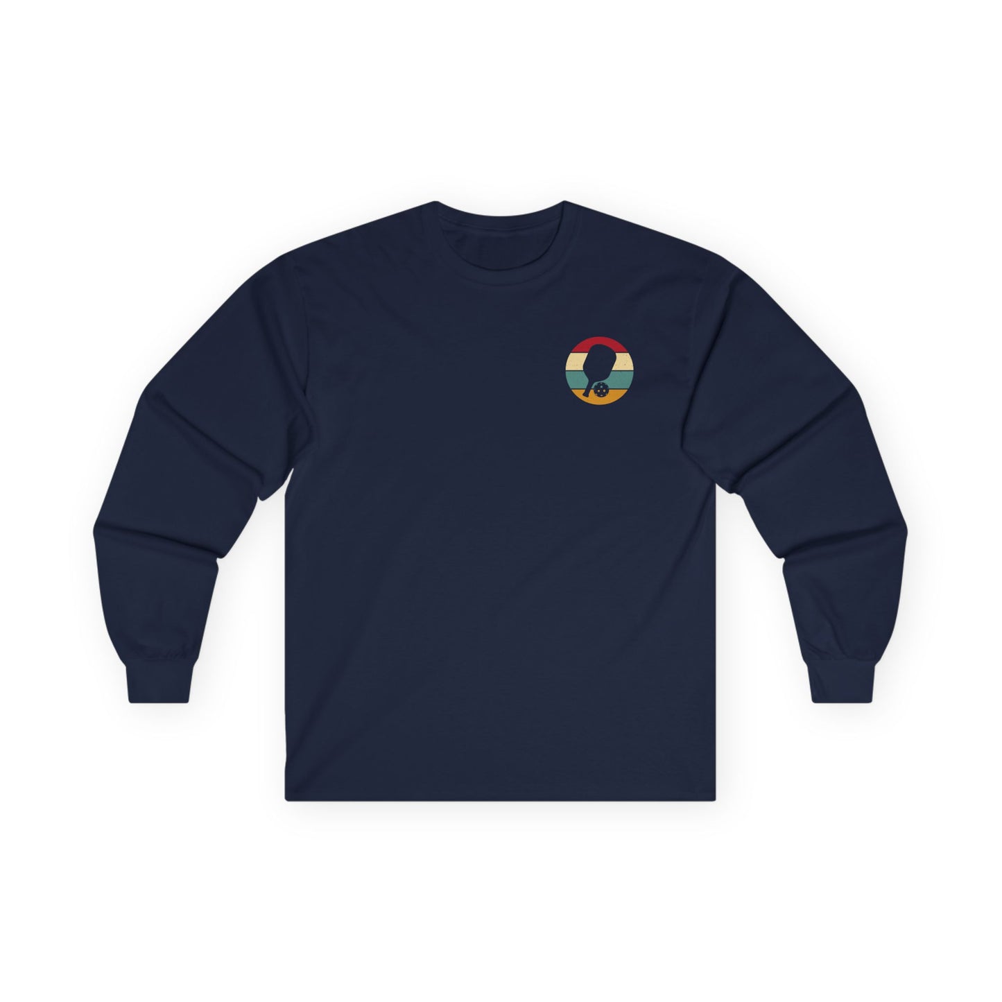 Men's Comfy Pickleball Long Sleeves top - Pickleball Make It Better Navy