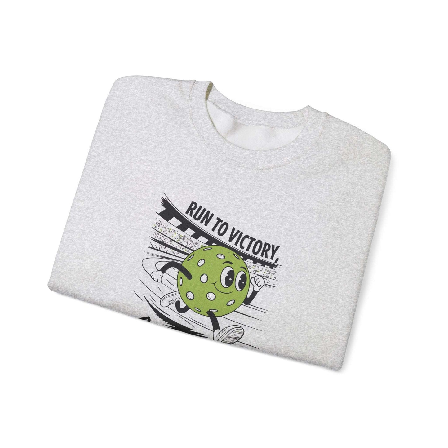 Men's Soft Pickleball Sweatshirt - Run to Victory Pickleball Style