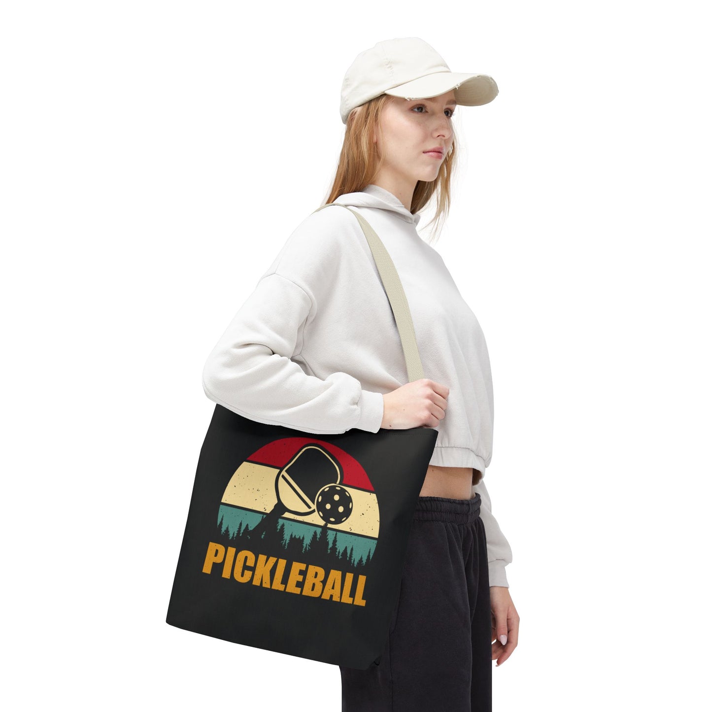 Pickleball Cool Tote Bag - Pickleball Retro