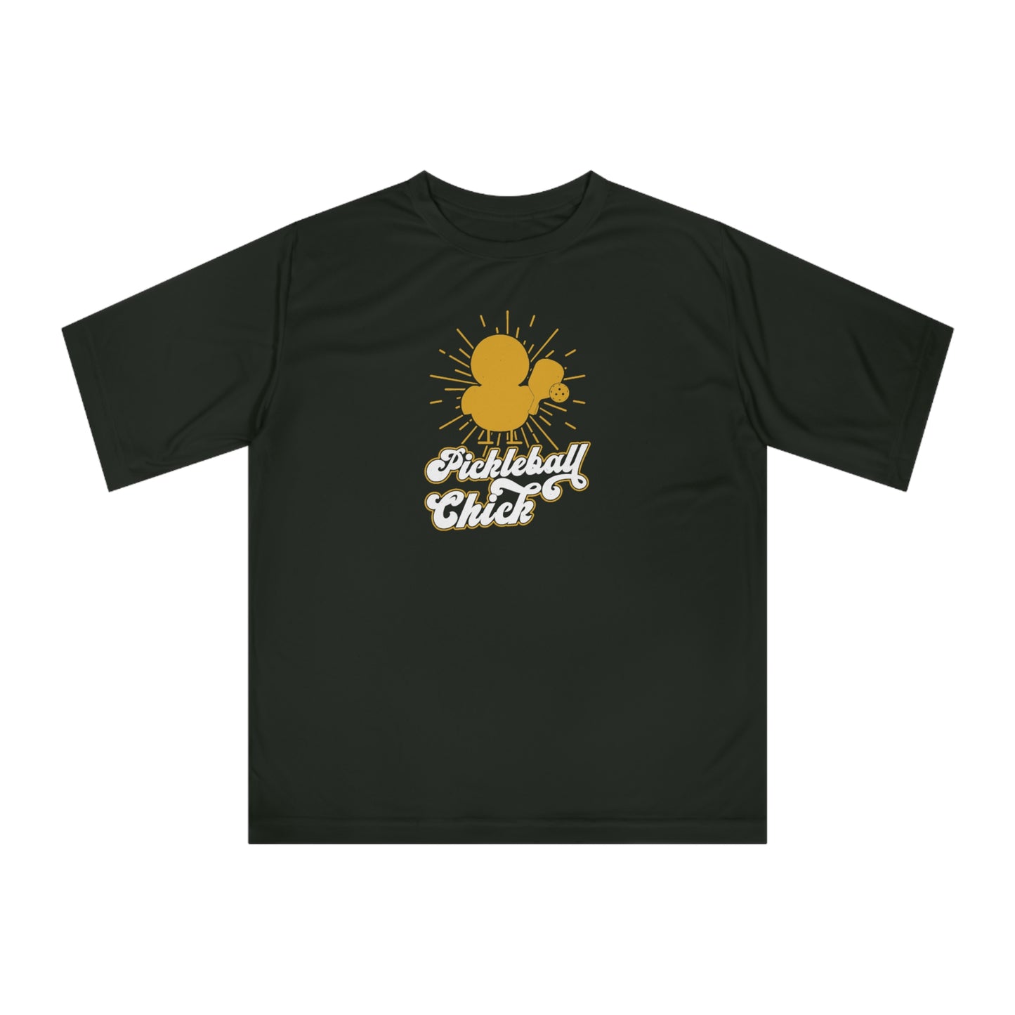 Women's Comfy Pickleball T-shirt - Pickleball Chick Black