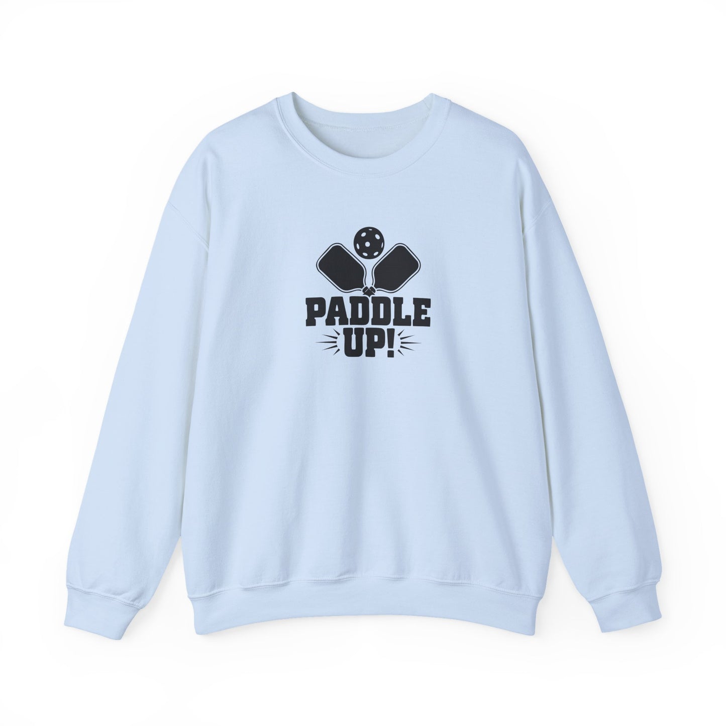Women's Comfy Pickleball Sweatshirt - Paddle Up Blue