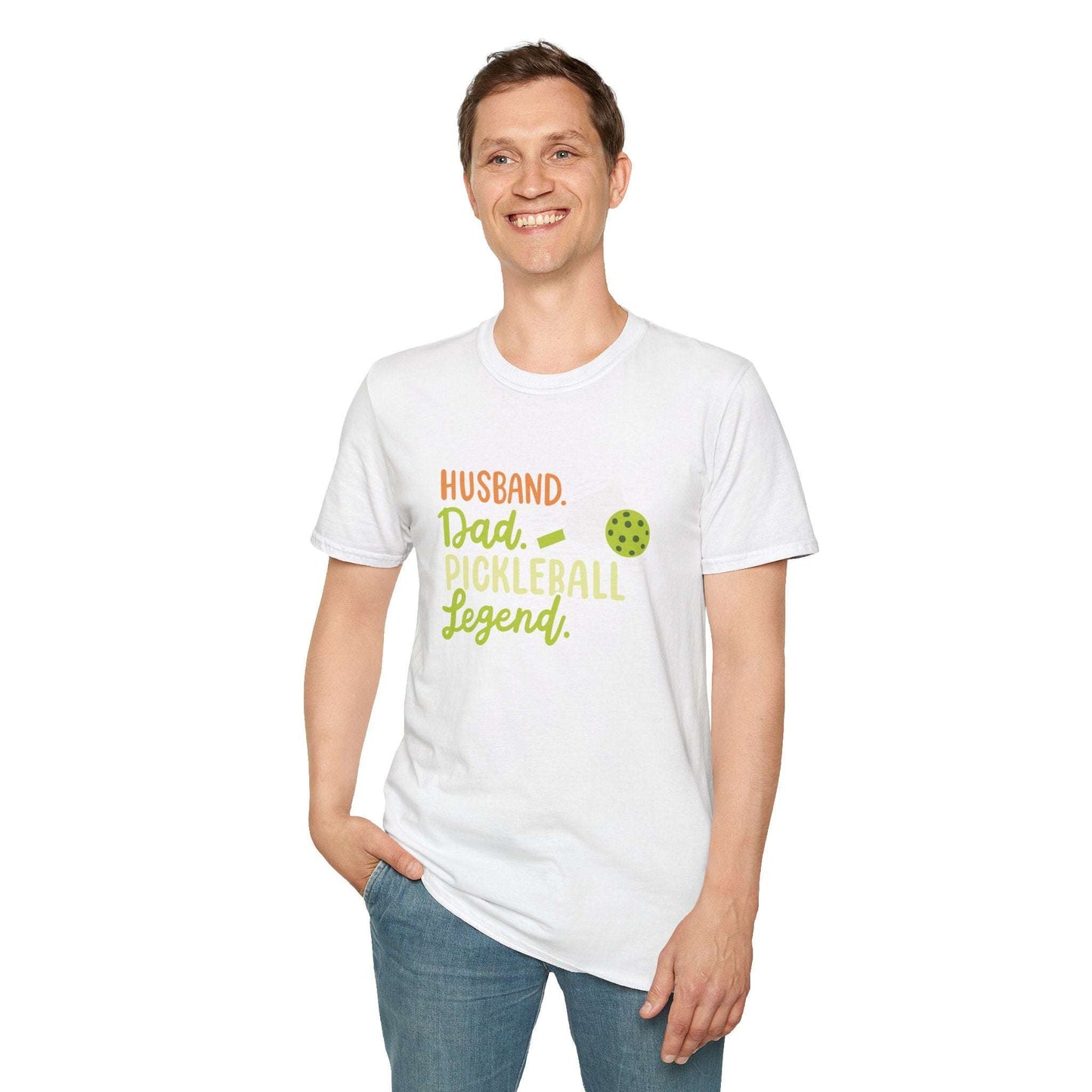Men's Funny Pickleball T-shirt - Husband.Dad.Pickleball Legend