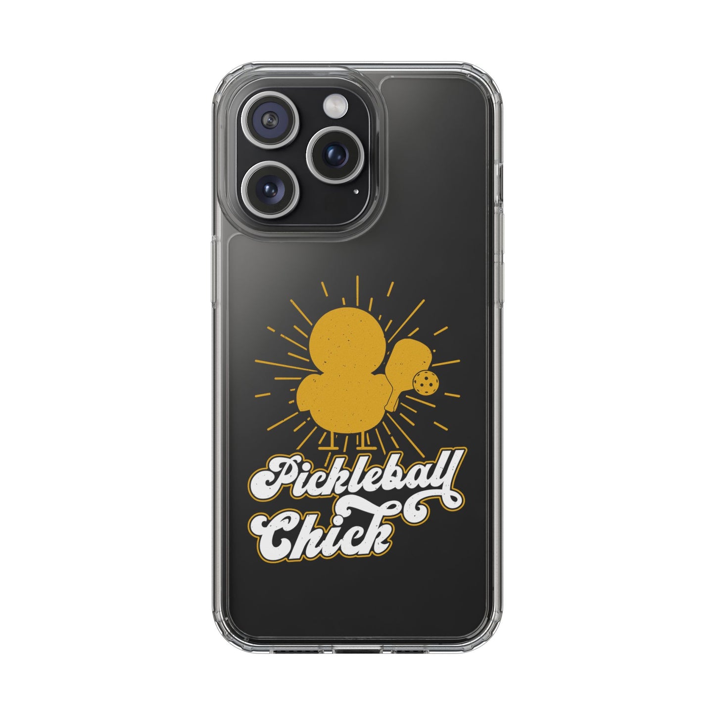 Pickleball Funny Phone case - Pickleball Chick Clear
