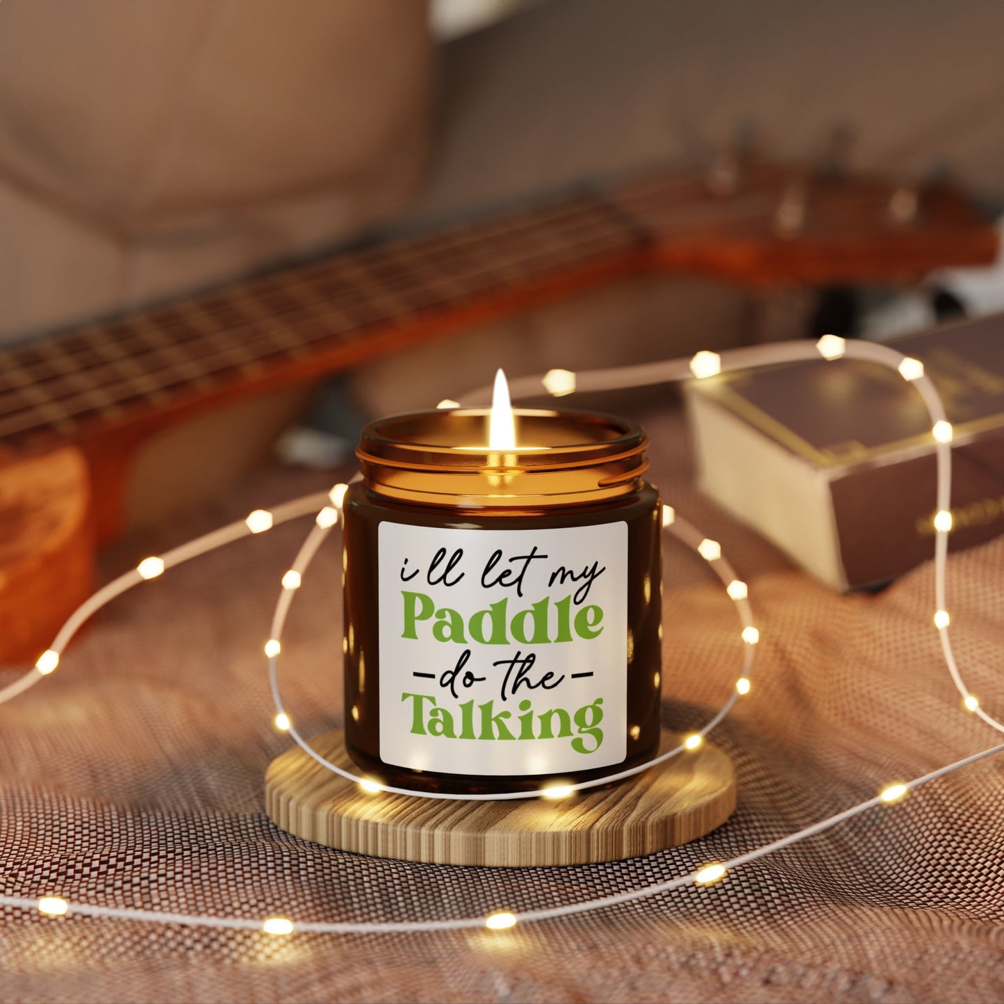 Pickleball Cheerful Candle - I'll Let My Paddle Do the Talking