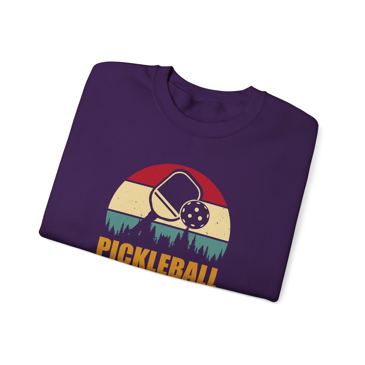 Men's Comfy Pickleball Sweatshirt - Pickleball Retro