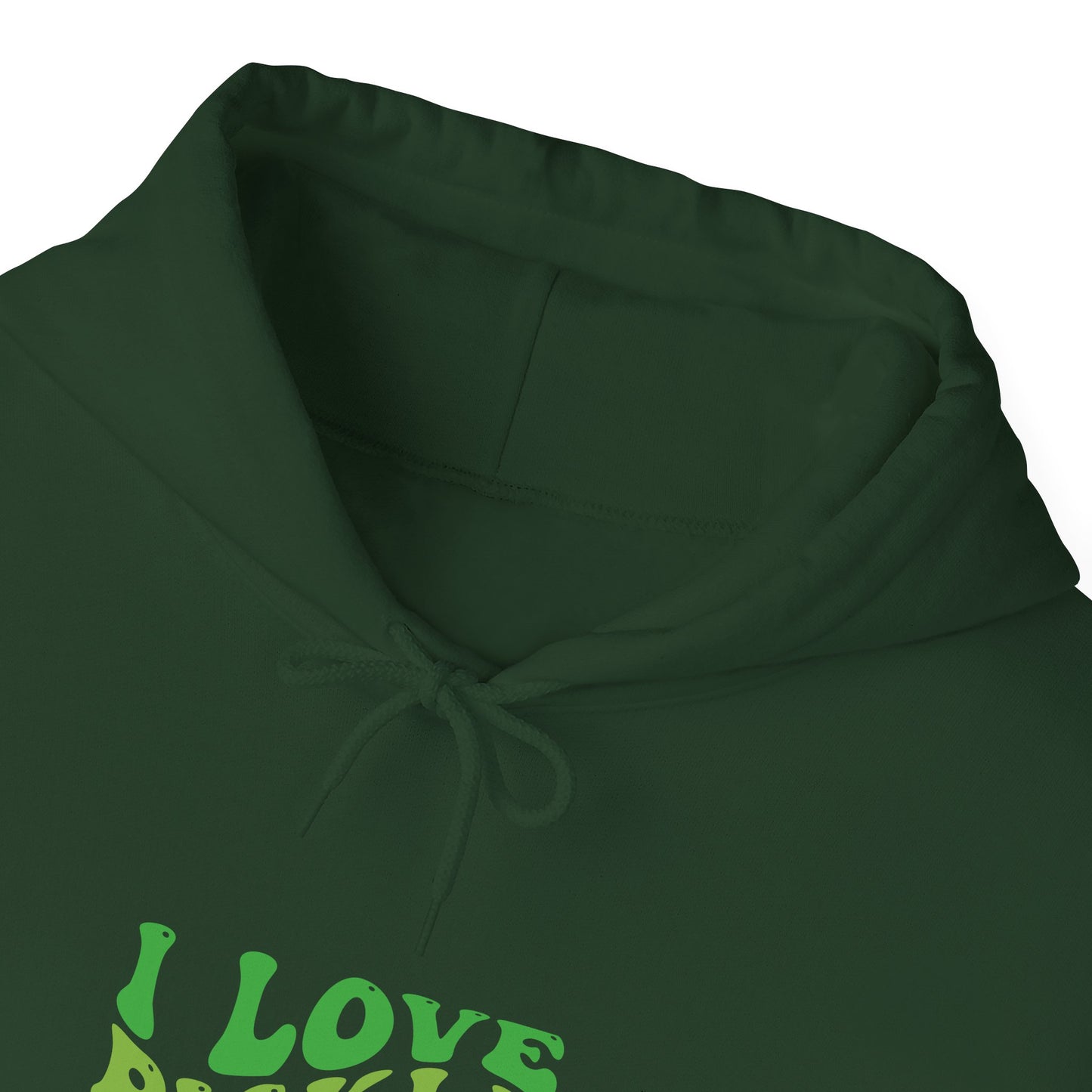 Men's Stylish Pickleball Hoodie - I Love Pickleball