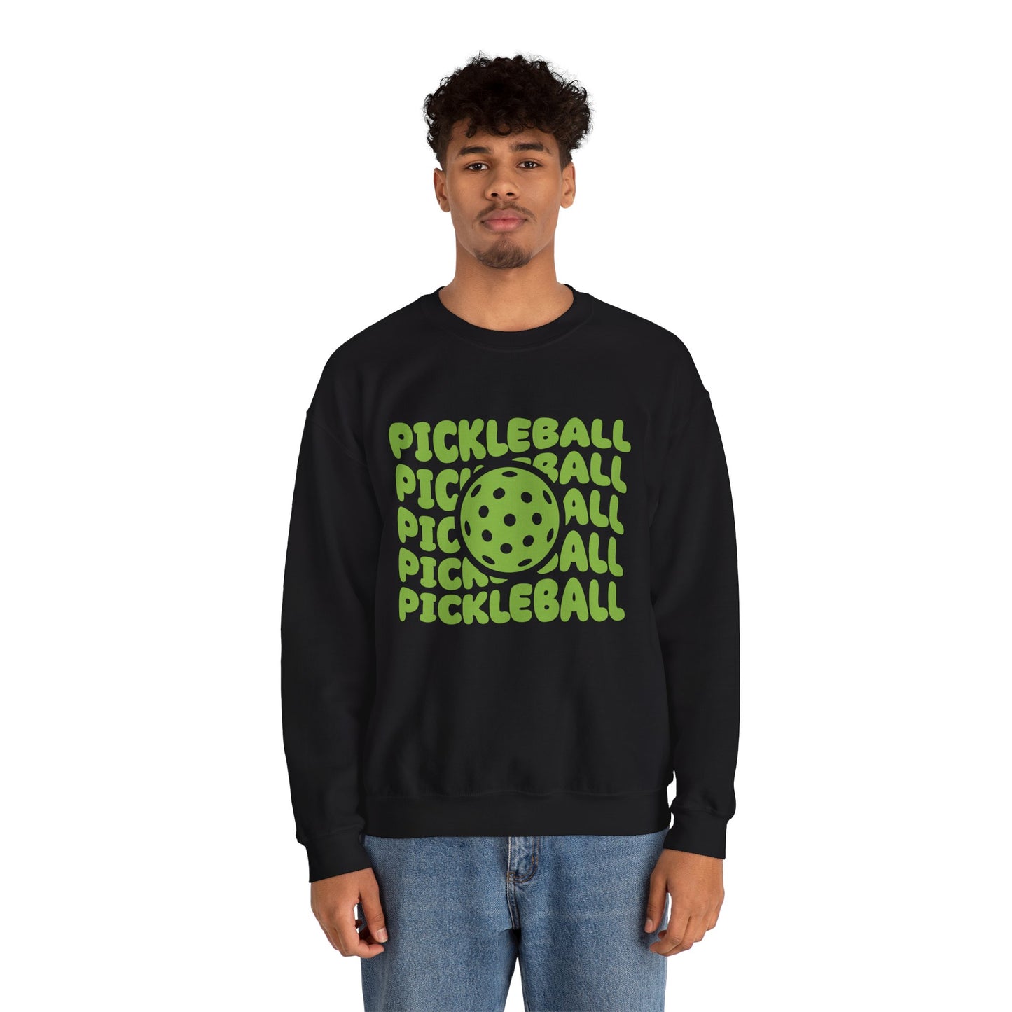 Men's Fun Pickleball Sweatshirt - Pickleball Pop