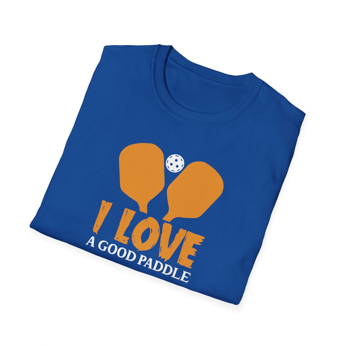 Women's Funny Pickleball T-shirt - I Love a Good Paddle