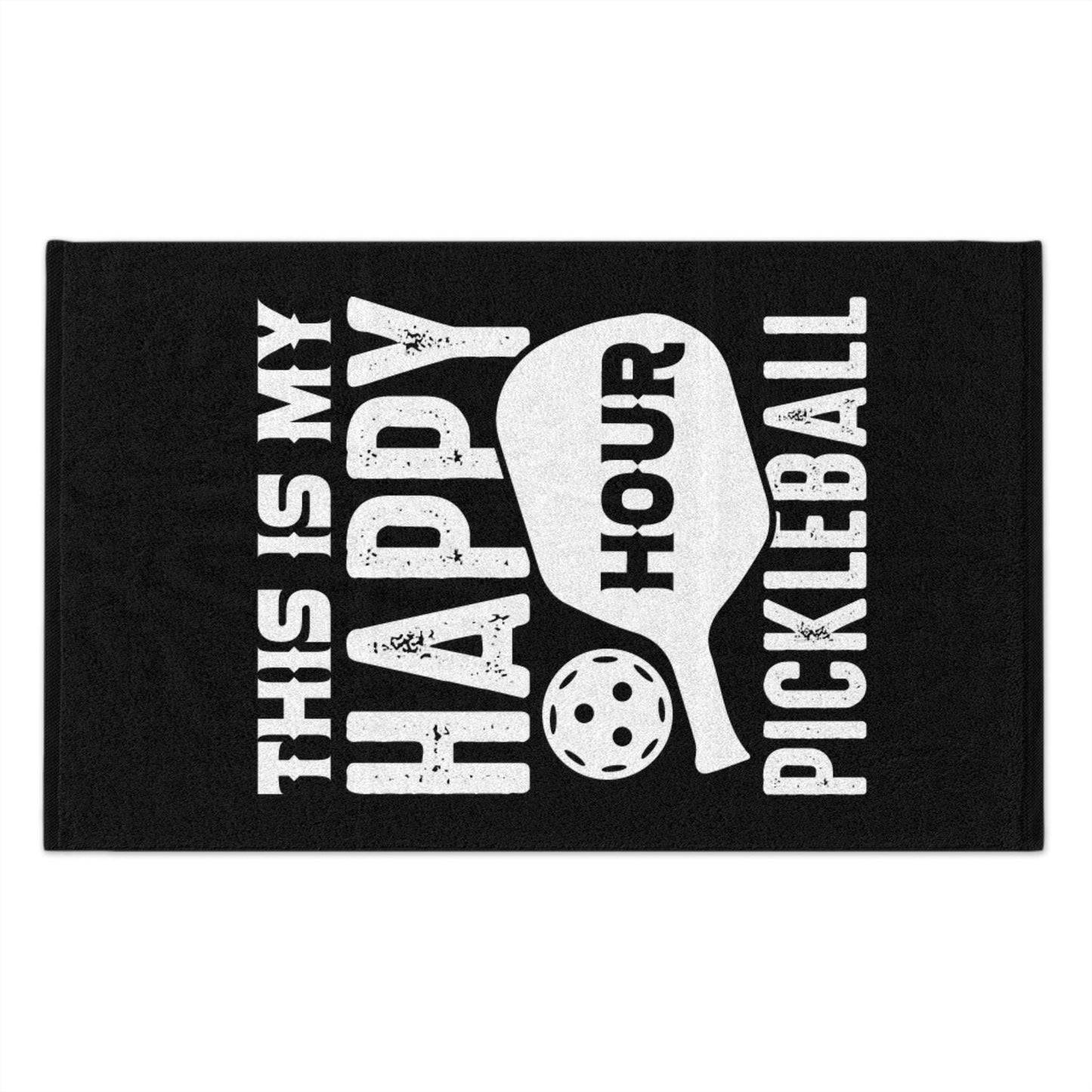 Pickleball Cool Rally Towel - This Is My Happy Hour Pickleball