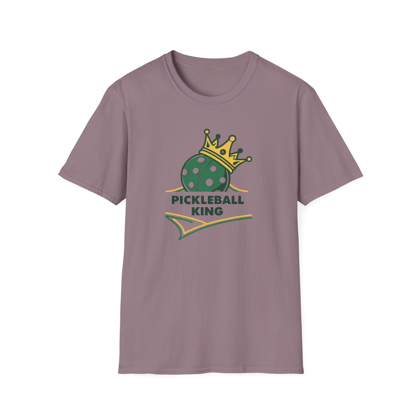 Men's Soft Pickleball T-shirt - Pickleball King Purple