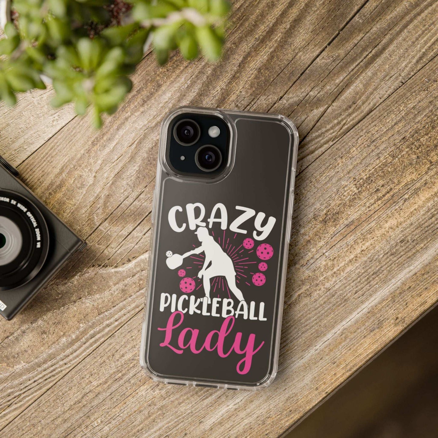 Pickleball Funny Phone case - Crazy Pickleball Lady