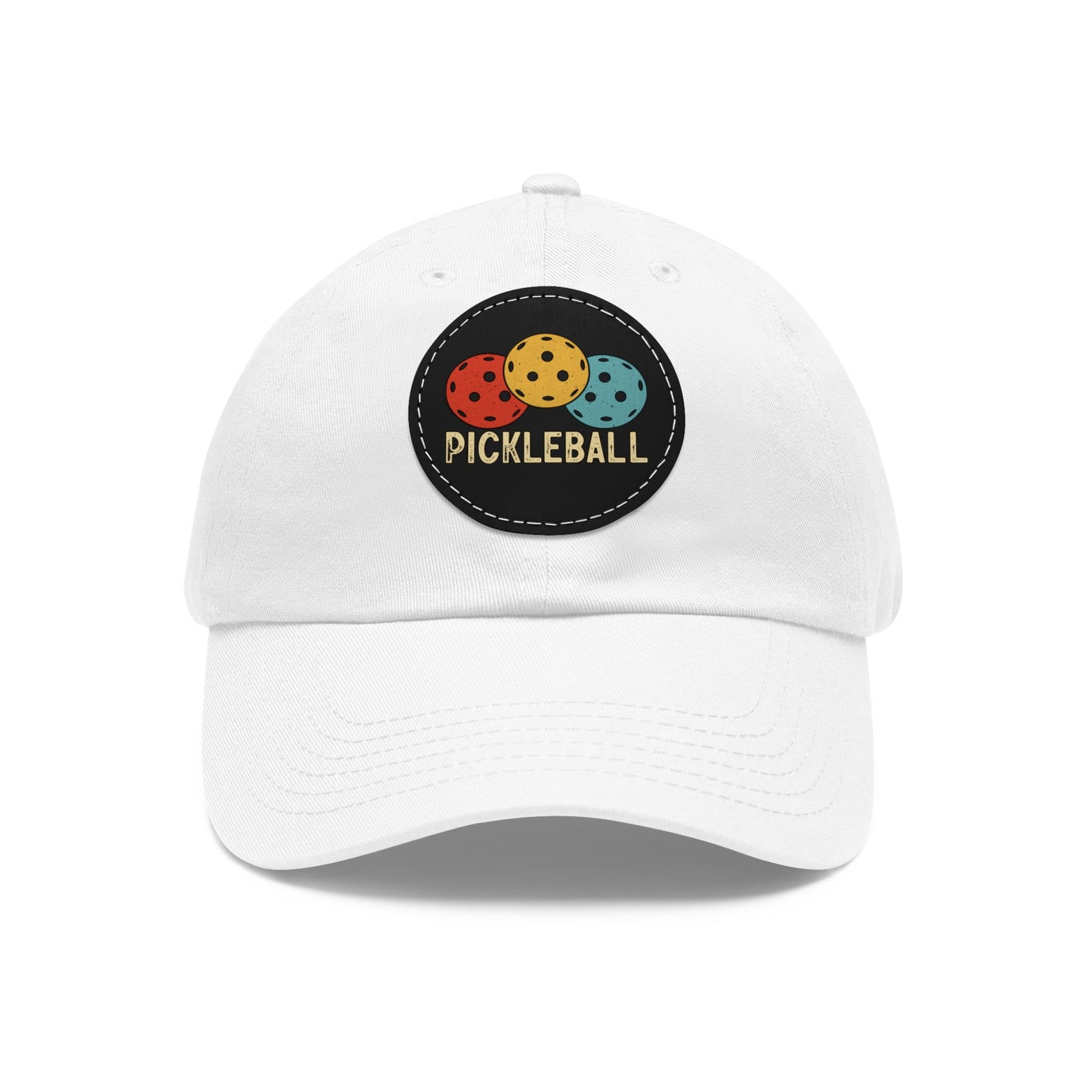 Pickleball Cool Cap - Trio Pickleball Retro White