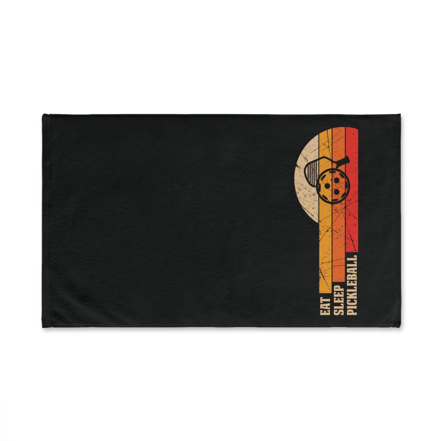 Pickleball Cool Hand Towel - Eat Sleep Pickleball Repeat Retro