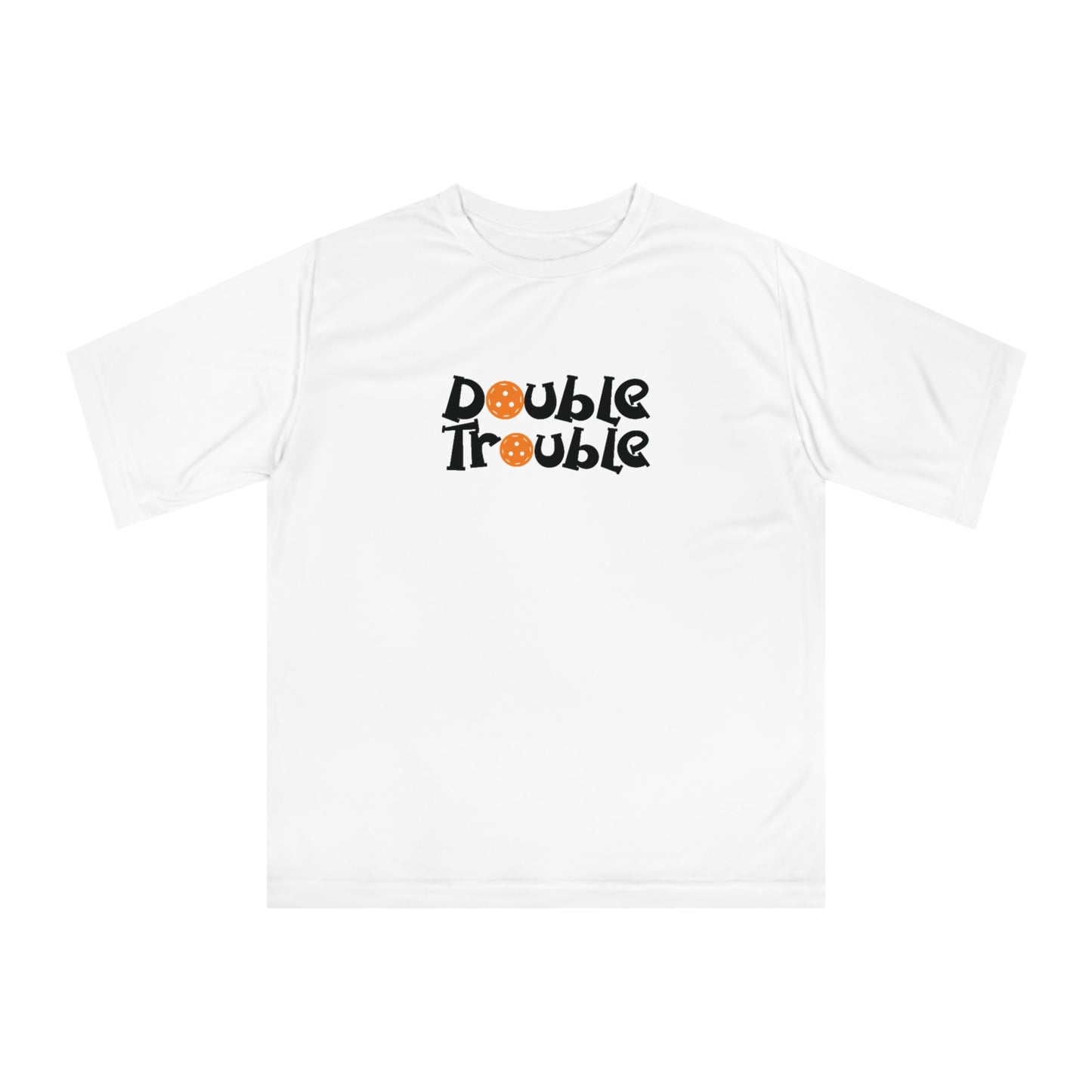 Men's Comfy Pickleball T-shirt - Double Trouble White