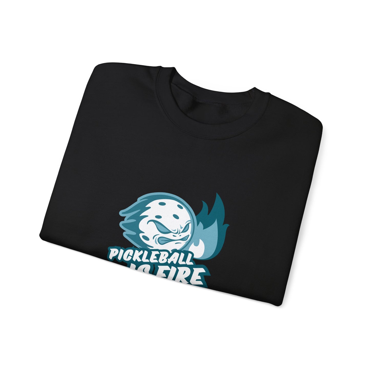 Men's Funny Pickleball Sweatshirt - Pickleball Is Fire