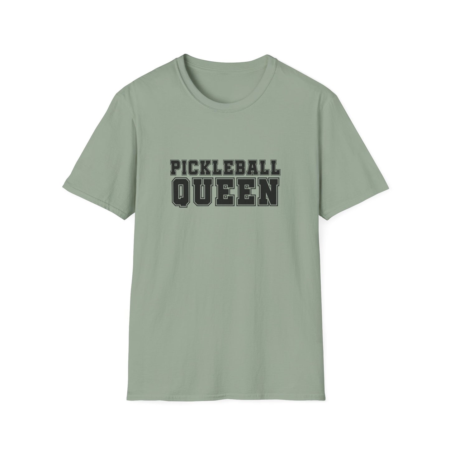 Women's Cute Pickleball T-shirt - Pickleball Queen Green