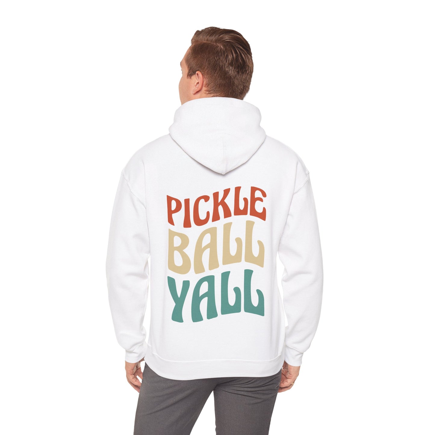 Men's Vibrant Pickleball Hoodie - Pickleball Yall