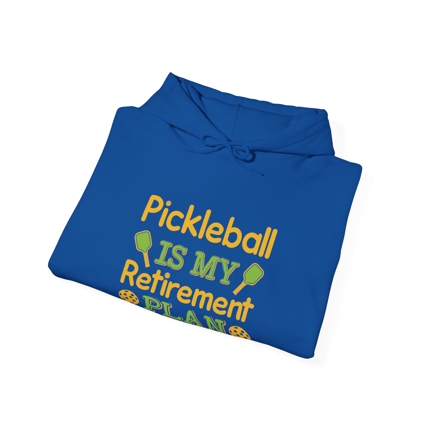 Men's Durable Pickleball Hoodie - Pickleball Is My Retirement Plan