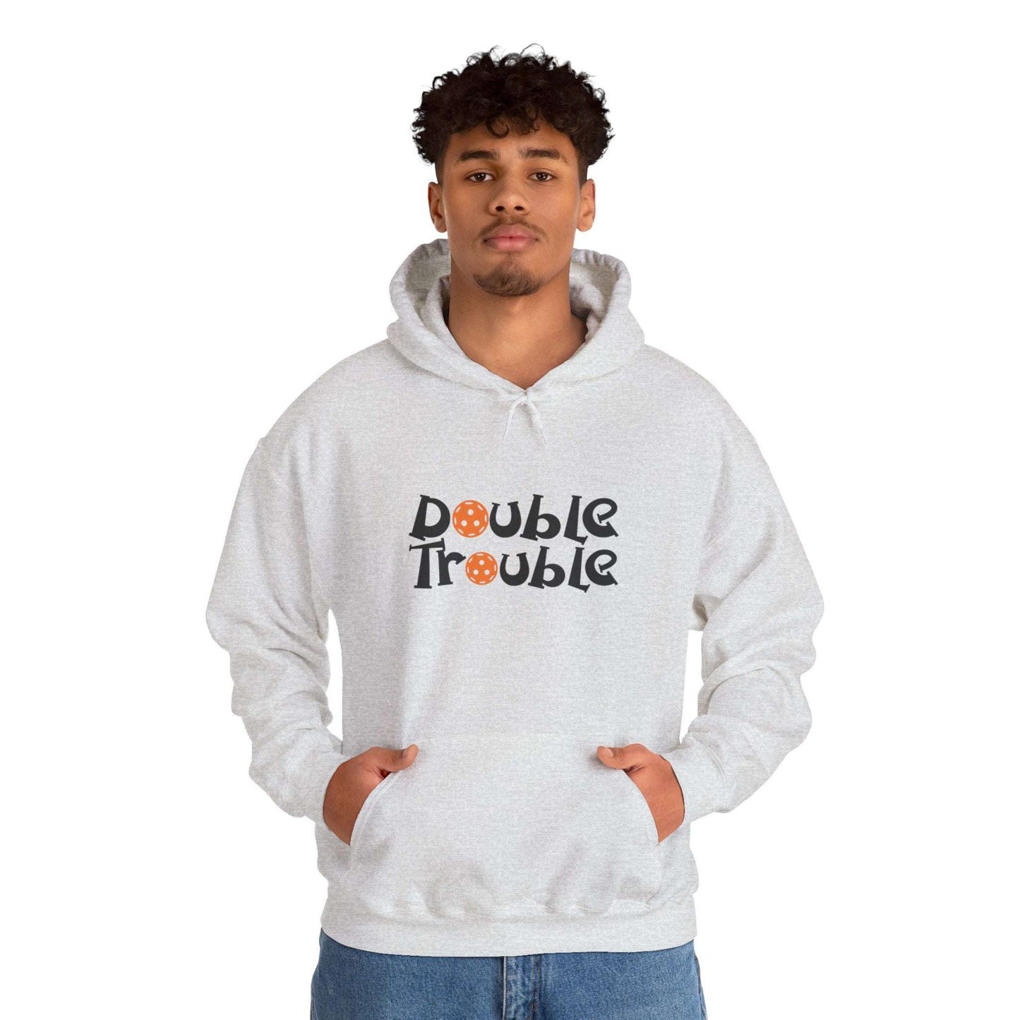 Men's Comfy Pickleball Hoodie - Double Trouble