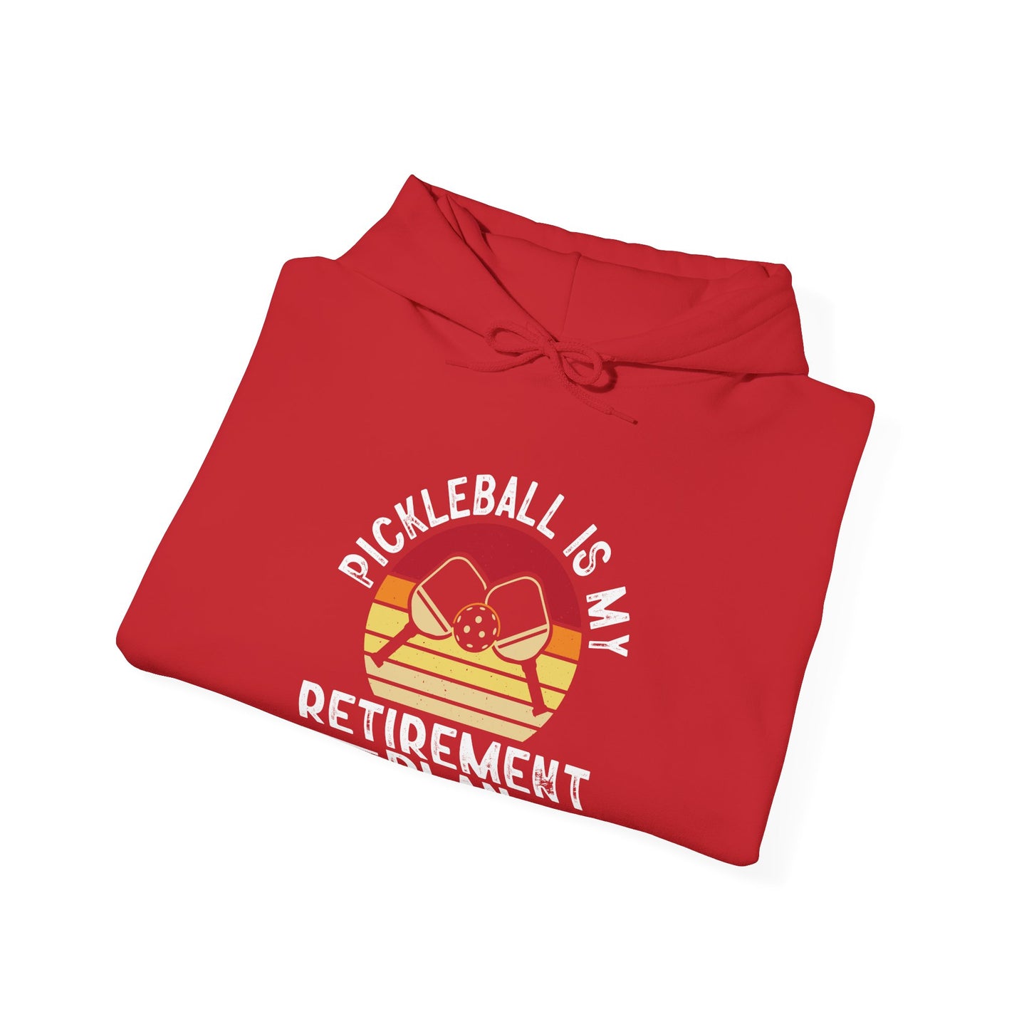 Women's Durable Pickleball Hoodie - Pickleball Is My Retirement Plan