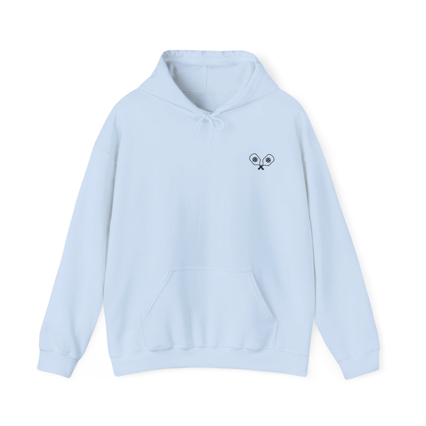 Women's Sporty Pickleball Hoodie - Pickleball Squad Blue