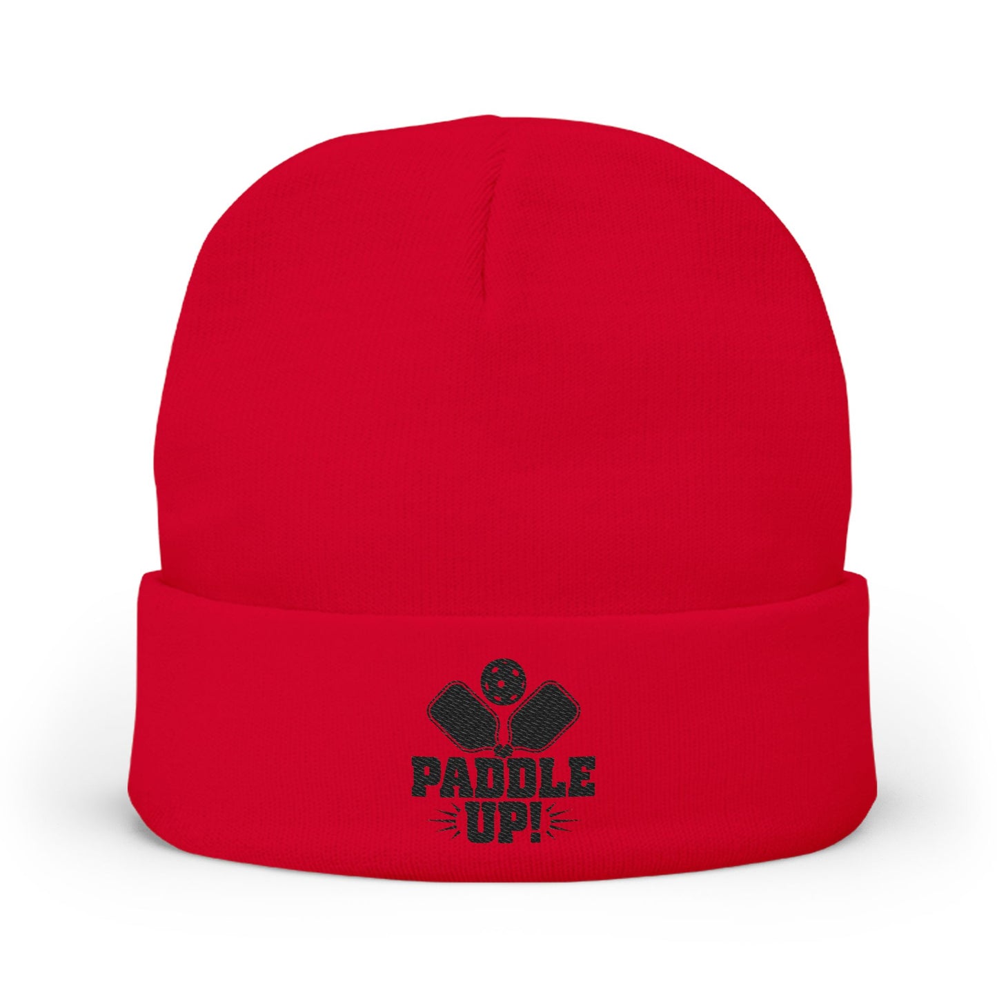 Pickleball Comfy Beanie - Paddle Up Red
