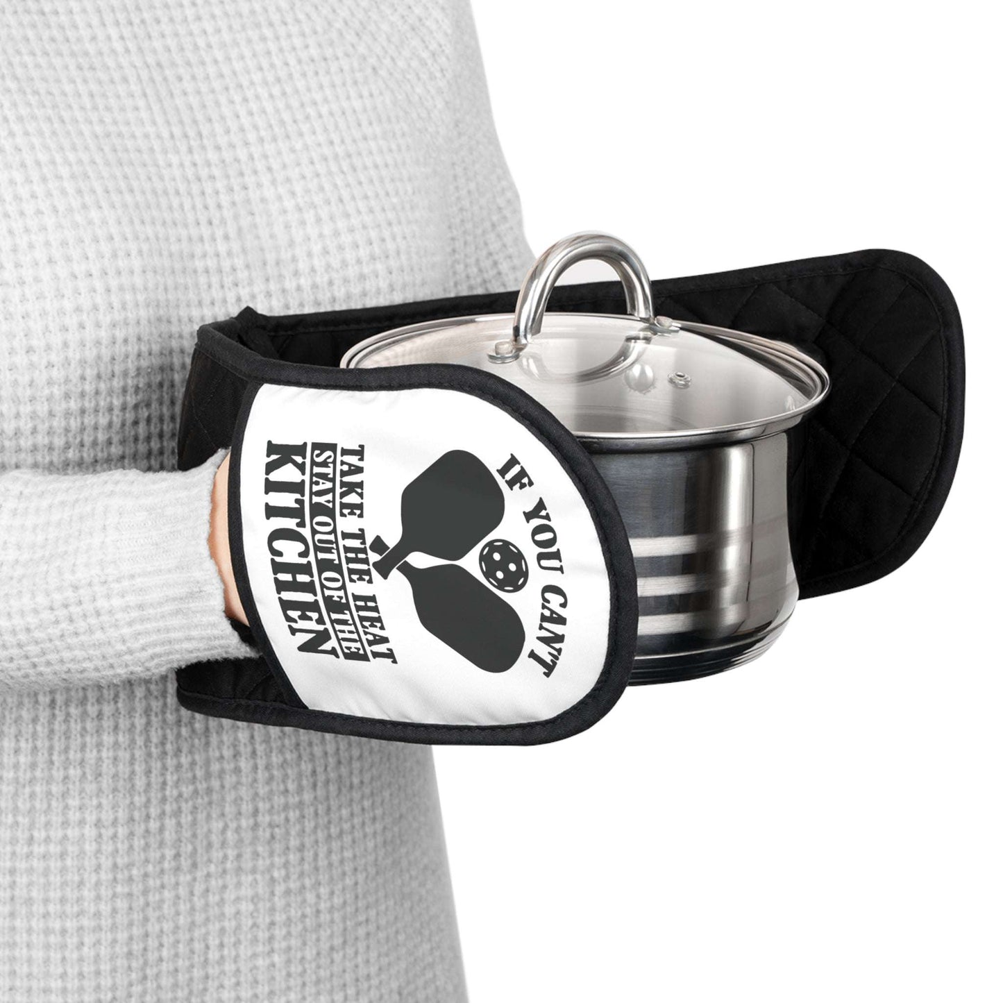 Pickleball Oven Mitts - Can't Take the Heat Stay Out of the Kitchen