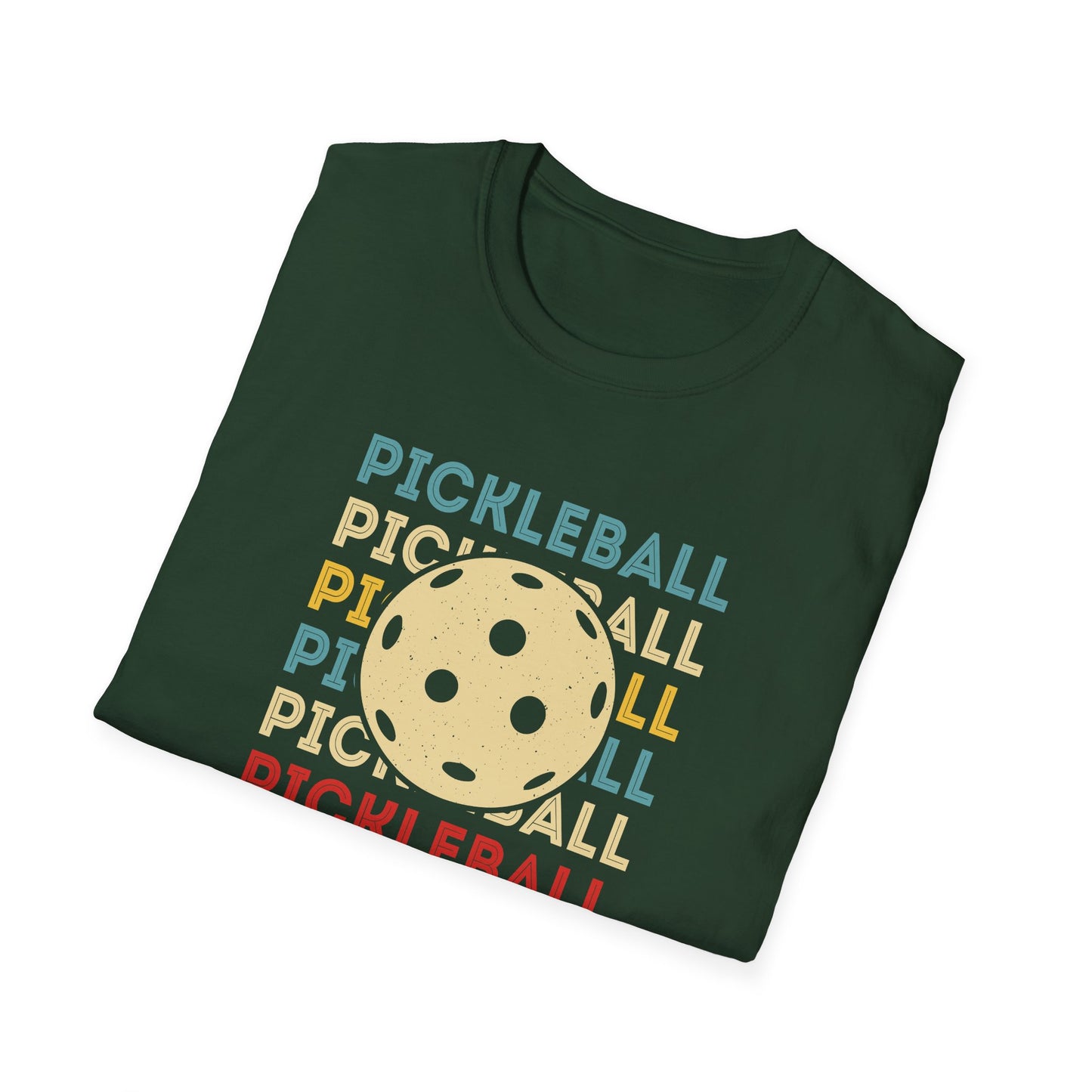 Men's Fun Pickleball T-shirt - Pickleball and Ball
