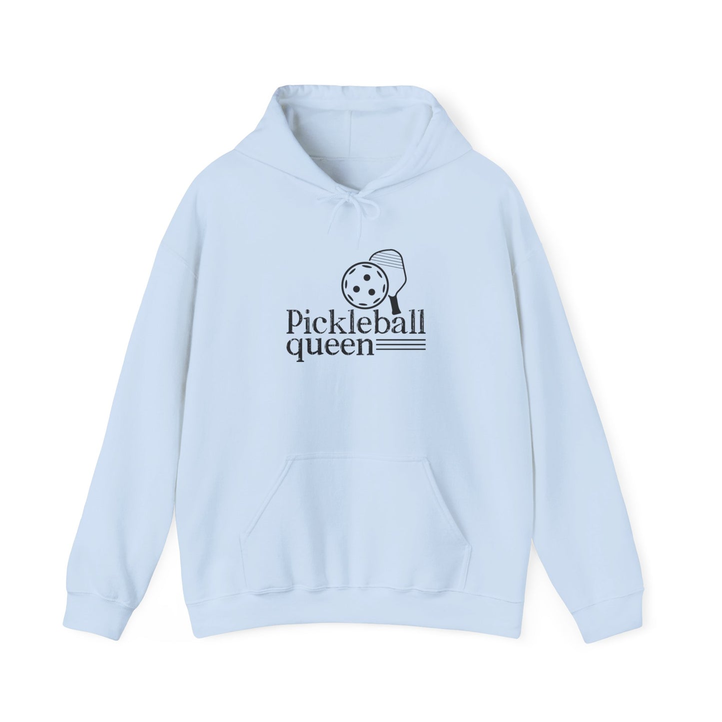 Women's Stylish Pickleball Hoodie - Pickleball Queen Blue