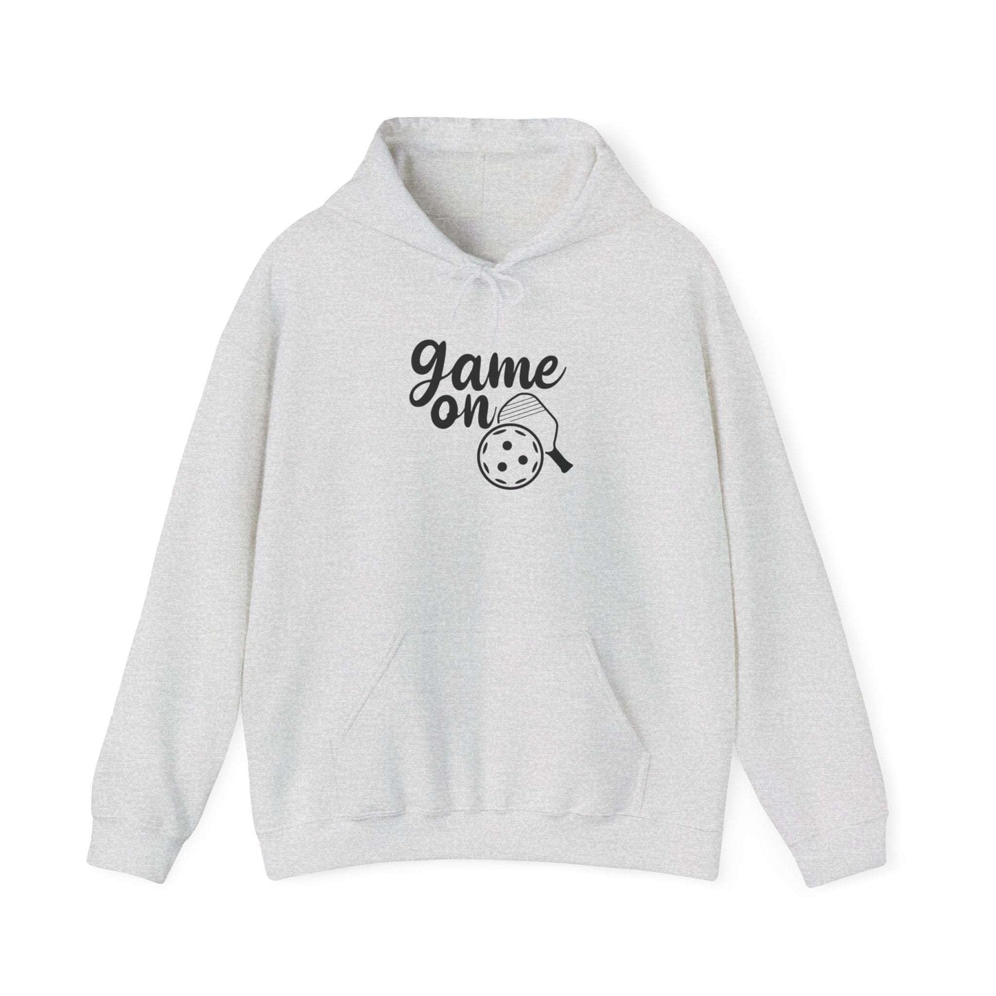 Men's Stylish Pickleball Hoodie - Game On Grey