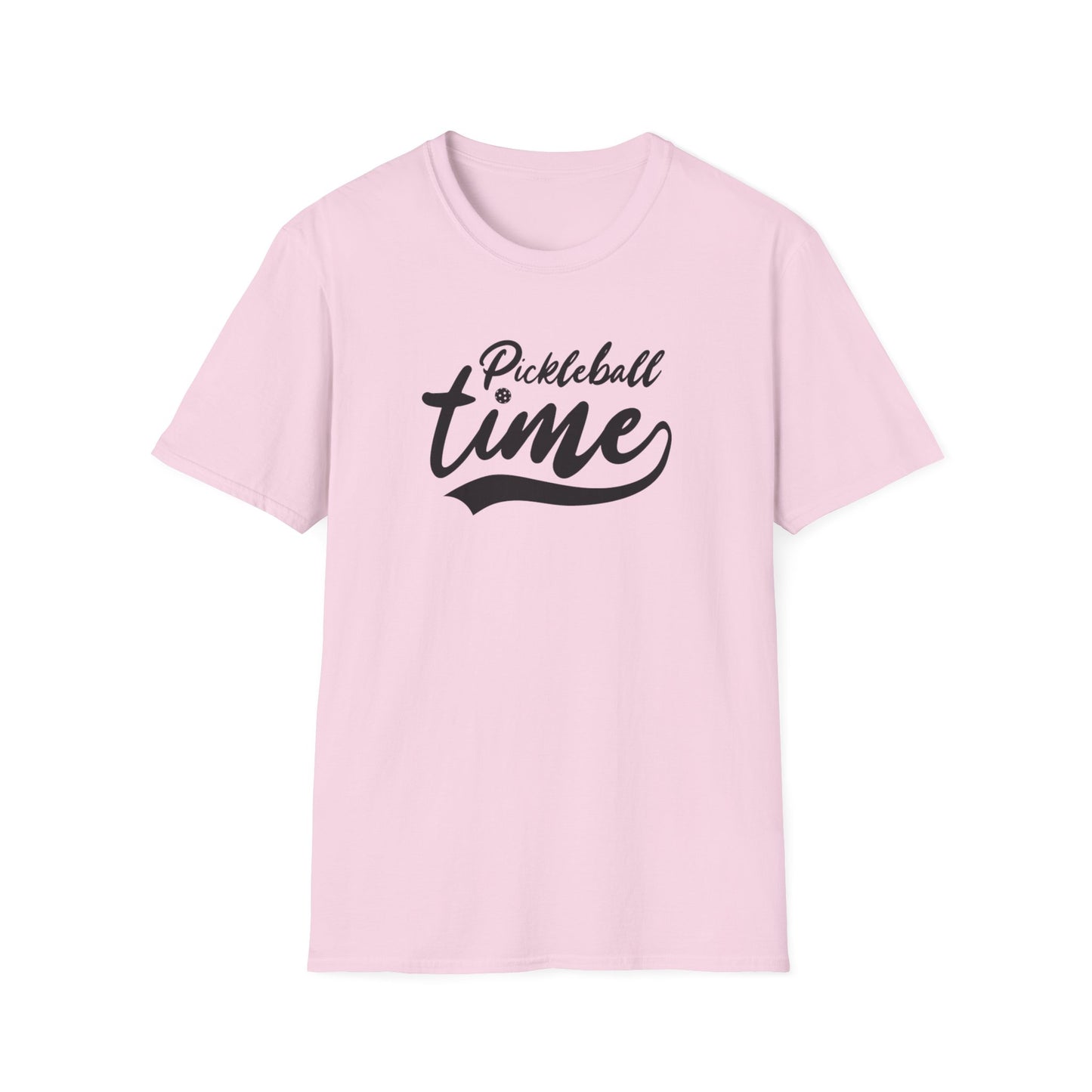 Women's Sporty Pickleball T-shirt - Pickleball Time Pink