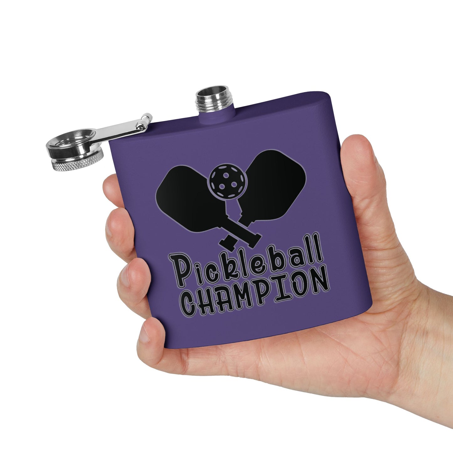 Pickleball Energetic Flask - Pickleball Champion