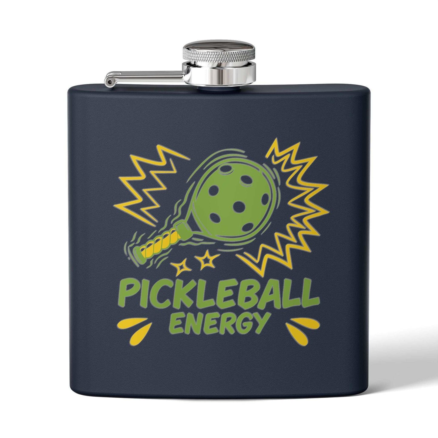 Pickleball Energetic Flask - Pickleball Energy Navy