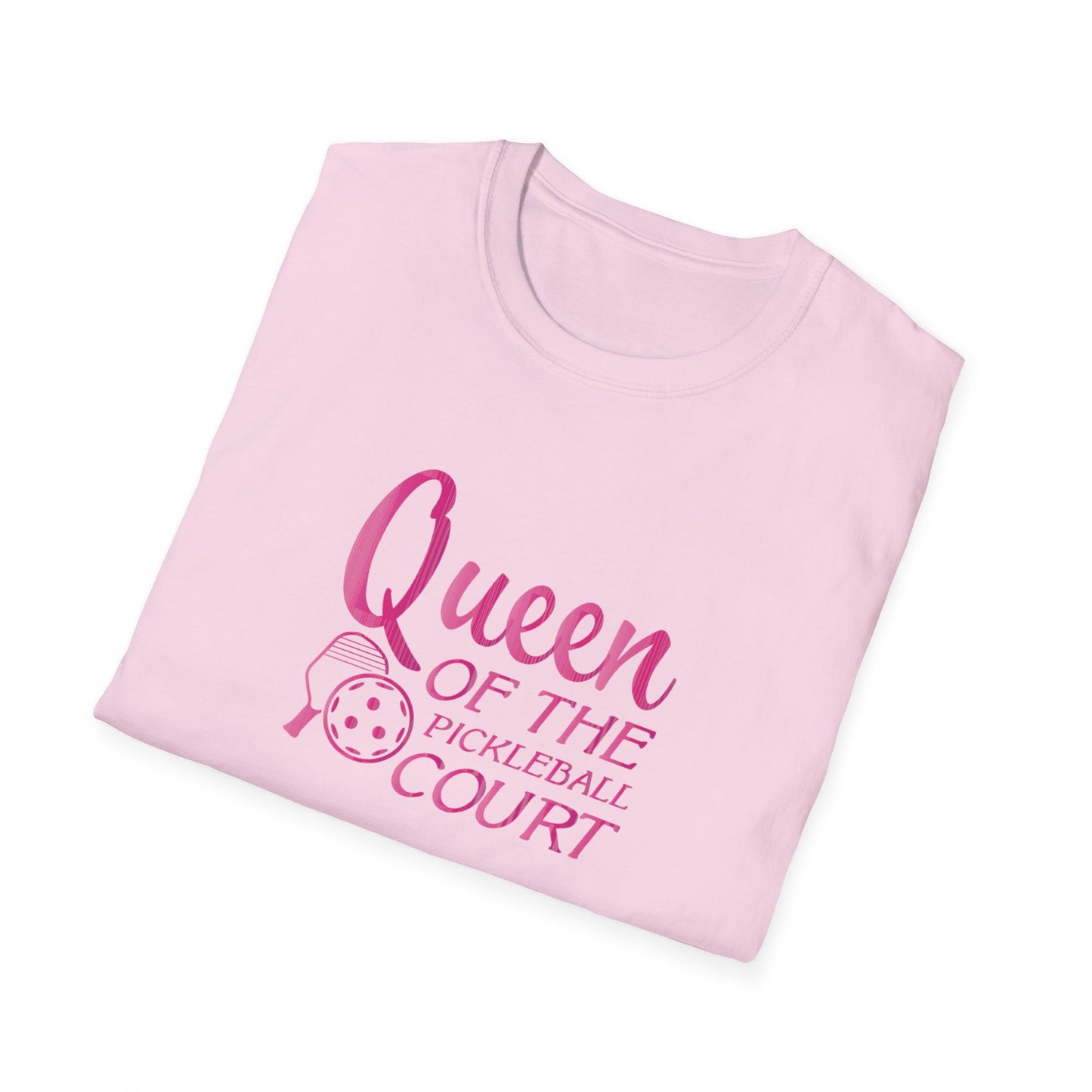 Women's Stylish Pickleball T-shirt - Queen of the Pickleball Court