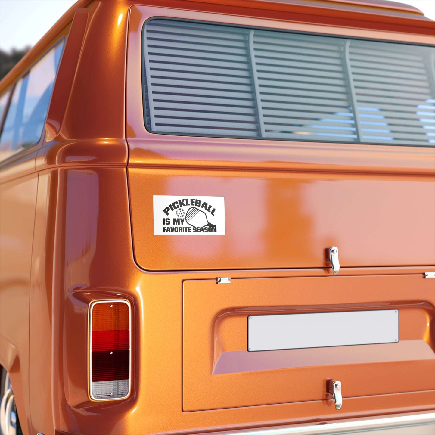Pickleball Durable Bumper Sticker - Pickleball Is My Favorite Season