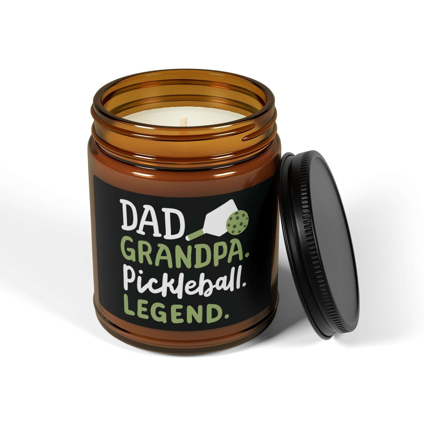 Pickleball Delightful Candle - Dad Grandpa Pickleball Legend