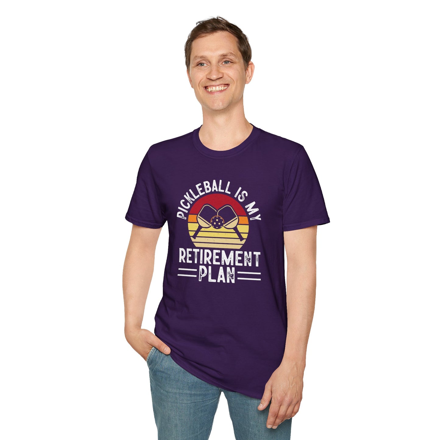 Men's Cool Pickleball T-shirt - Pickleball Is My Retirement Plan