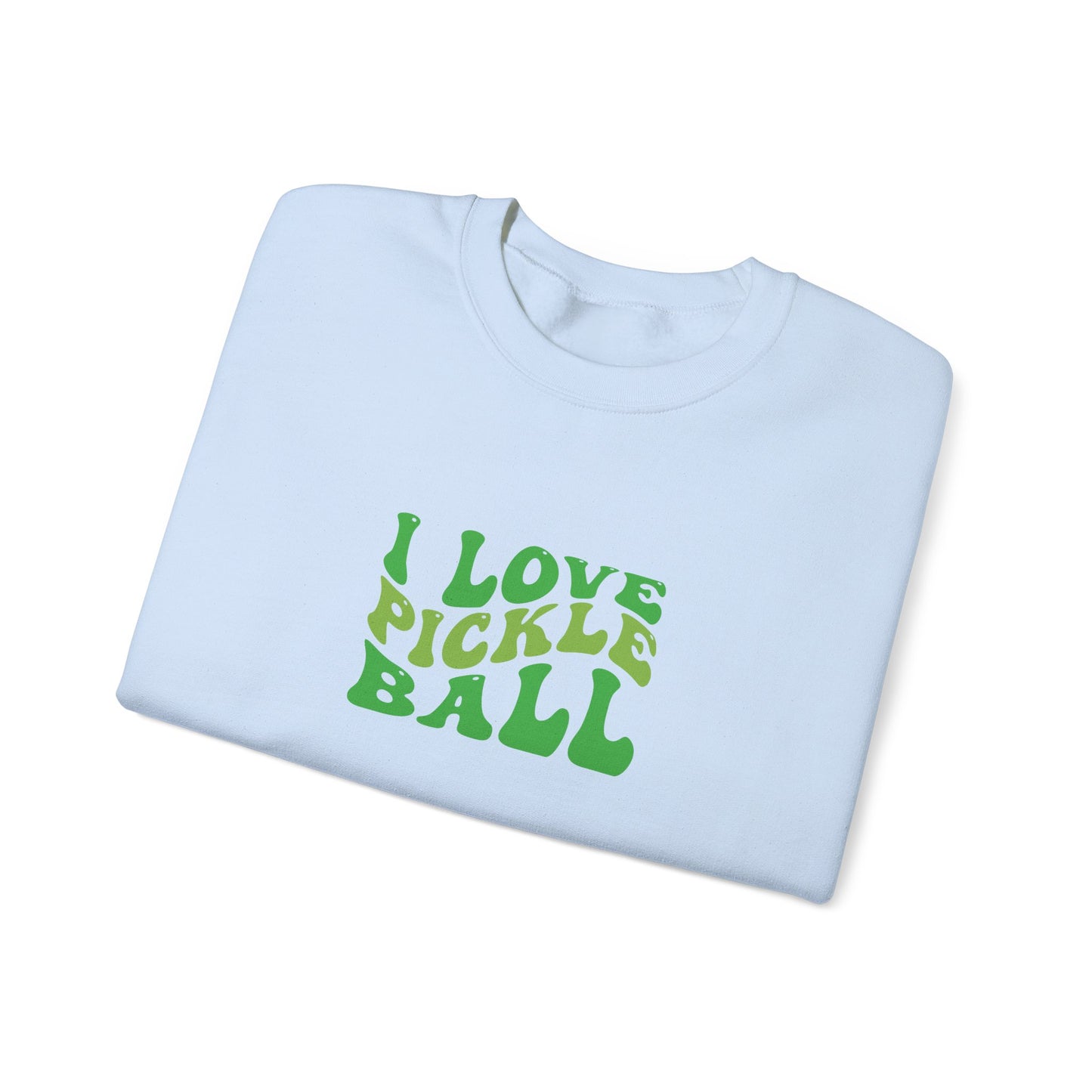 Women's Soft Pickleball Sweatshirt - I Love Pickleball