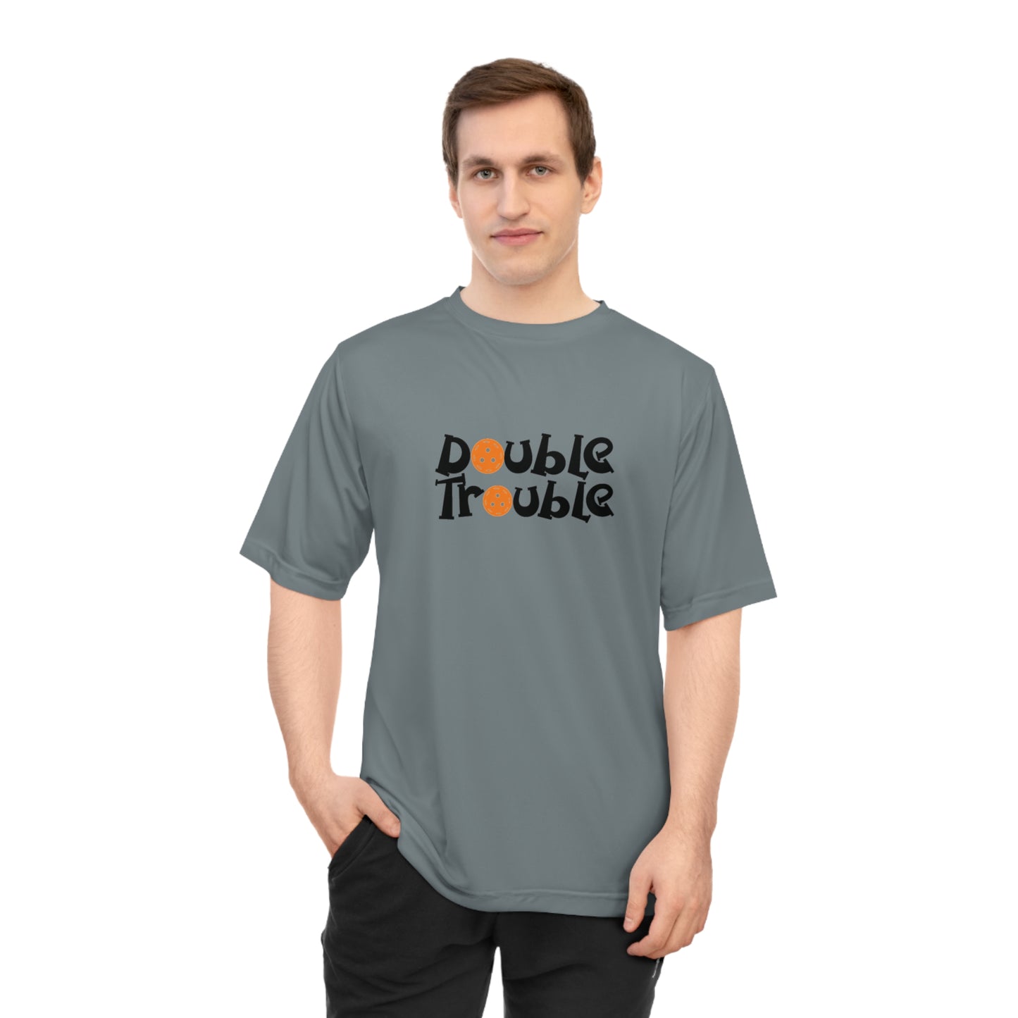 Men's Comfy Pickleball T-shirt - Double Trouble