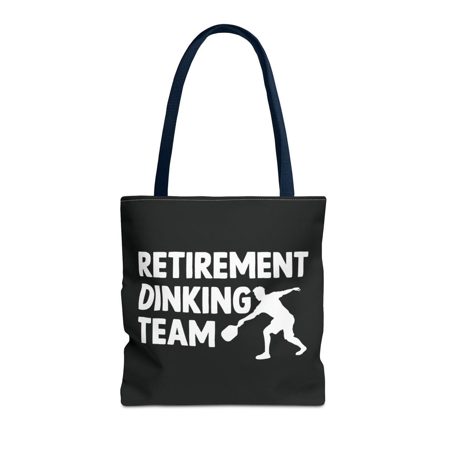 Pickleball Funny Tote Bag - Retirement Dinking Team Navy