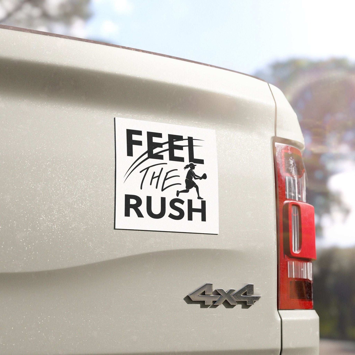 Pickleball Fun Car Magnet - Feel the Rush
