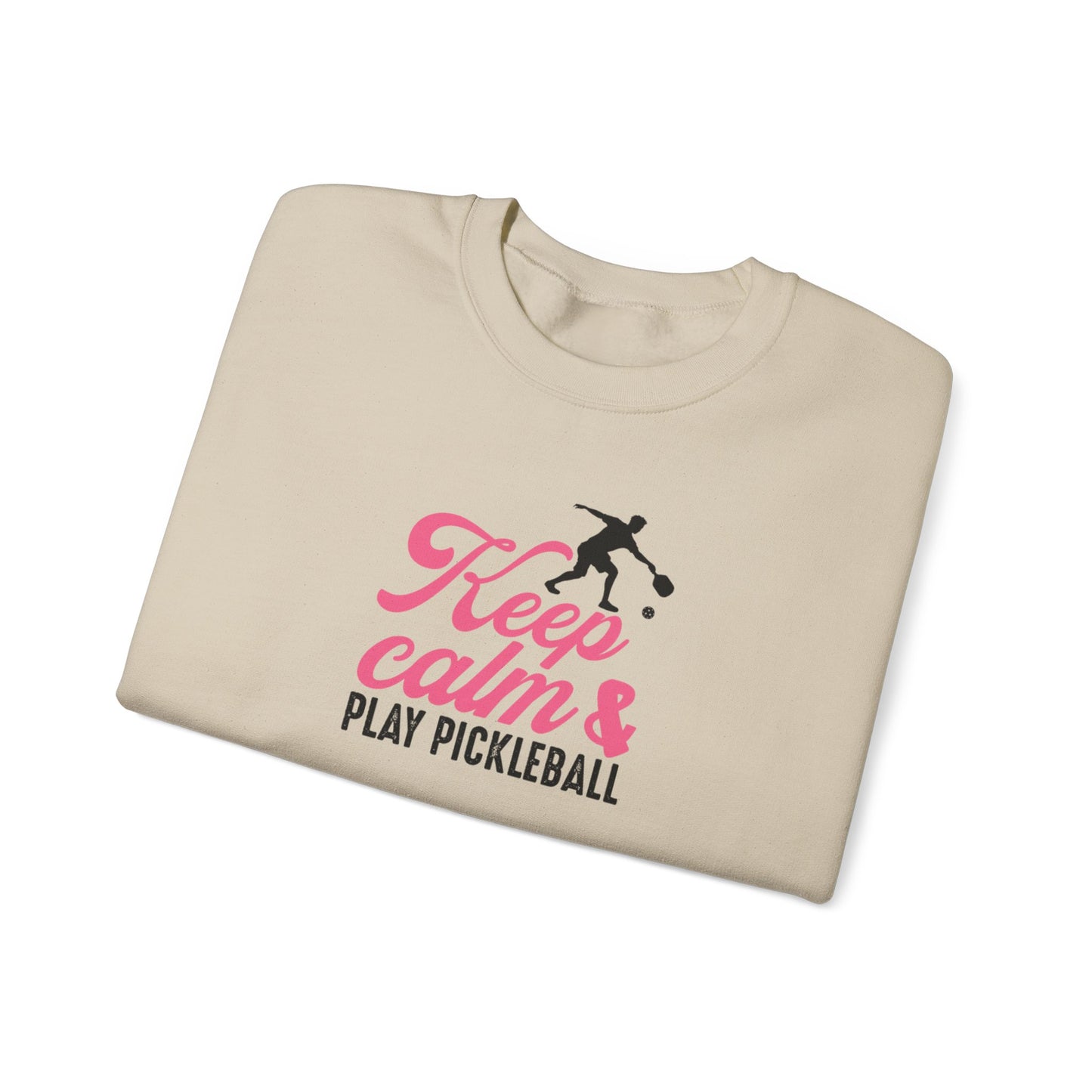 Women's Soft Pickleball Sweatshirt - Keep Calm & Play Pickleball